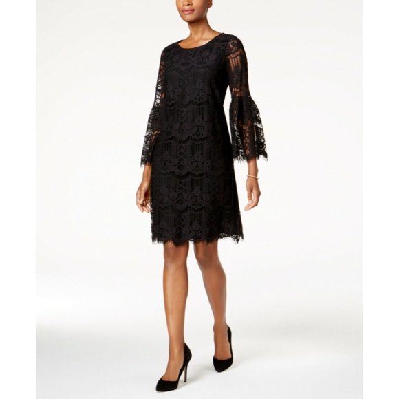 Charter Club | Dresses | Charter Club Womens Florallace Shift Party ...